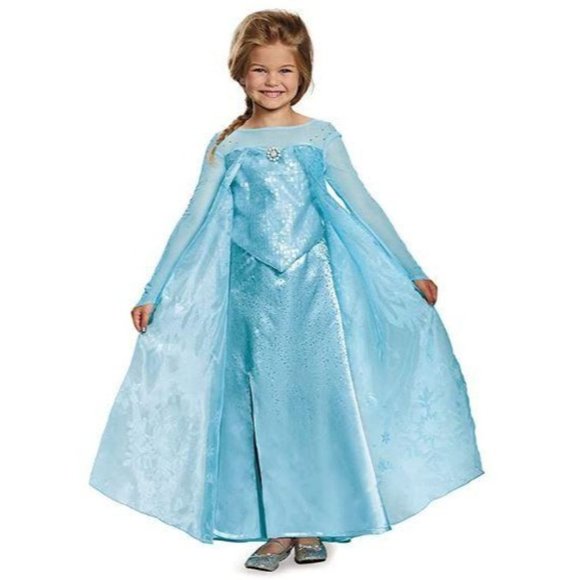 Elsa Ultra Prestige Costume Small (4-6x) - Picture 1 of 8